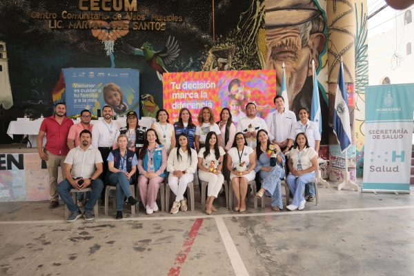 Secretaría de Salud lanza Campaña de Vacunación en las Américas junto a Guatemala, El Salvador y Honduras