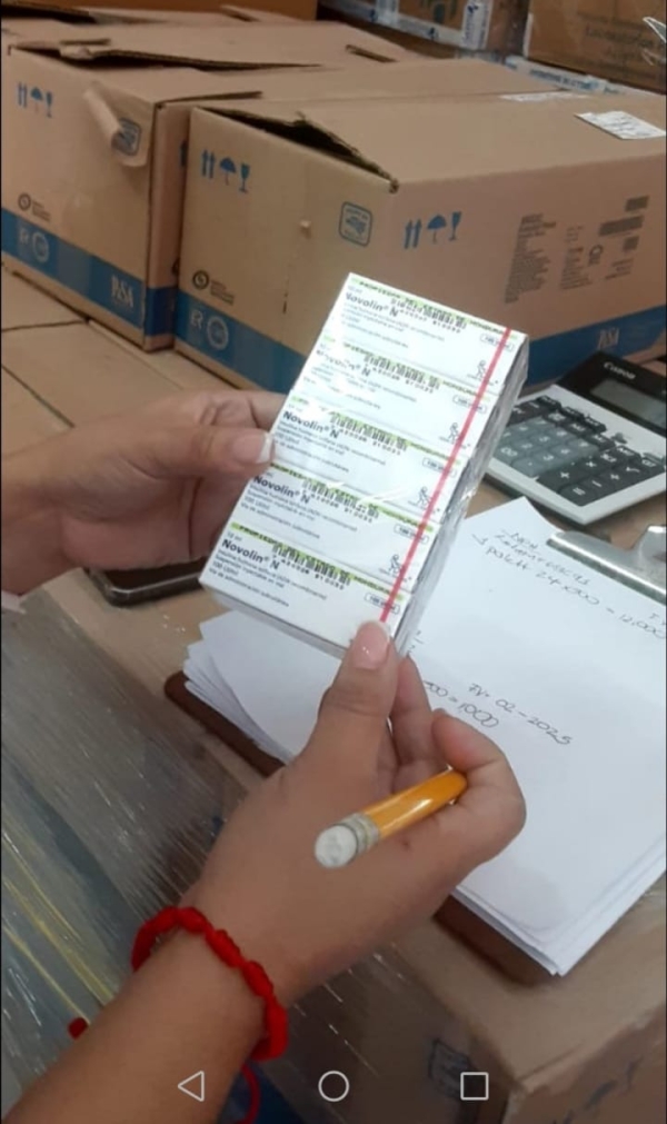 Inició la distribución de insulina a las regiones sanitarias y hospitales públicos del país.