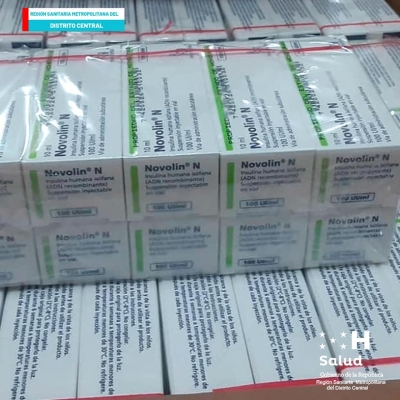 Abastecido almacén regional con un millon trescientos mil de irbesatán y 7,288 frascos de insulina La Región